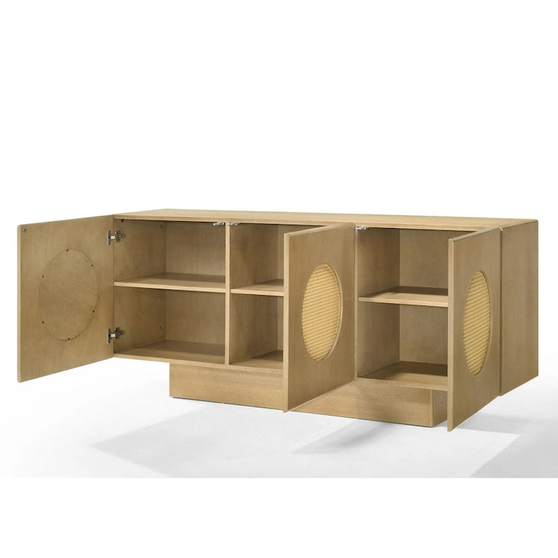 Modern White Oak Buffet